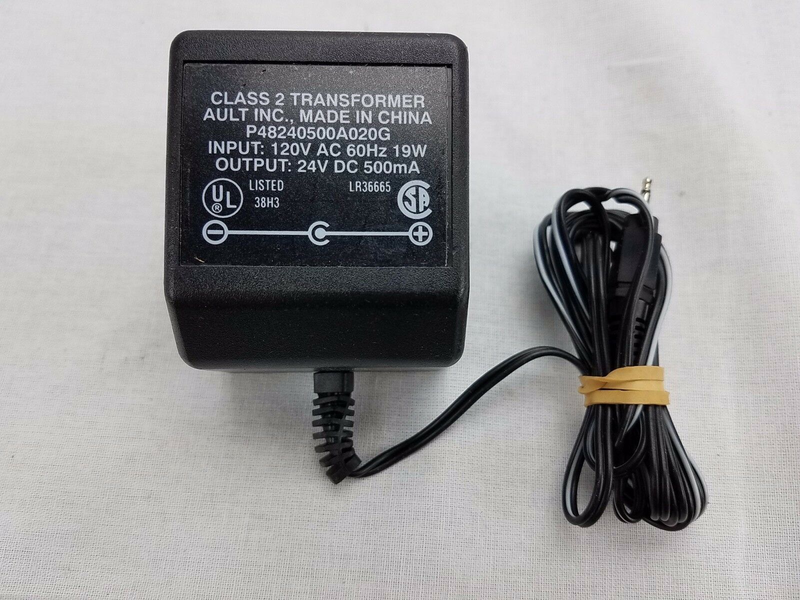 New Ault Inc P48240500A020G Class 2 Transformer 24VDC 500mA wall plug adapter - Click Image to Close